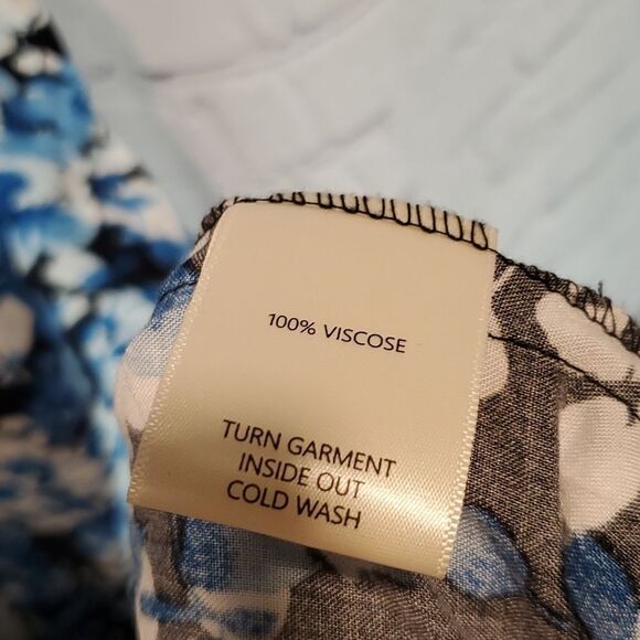 Lapis blue and white floral midi dress NWT - Picture 6 of 12